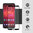 Mofi Full Coverage Tempered Glass Screen Protector for Motorola Moto Z3 Play - Black